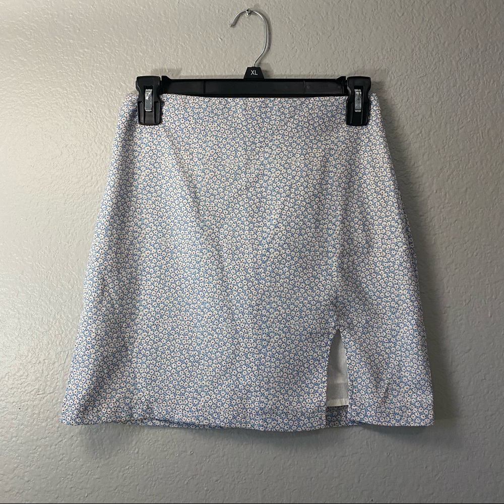 **SOLD ON CUR TSY princess polly fionn mini skirt in blue - Picture 2 of 4